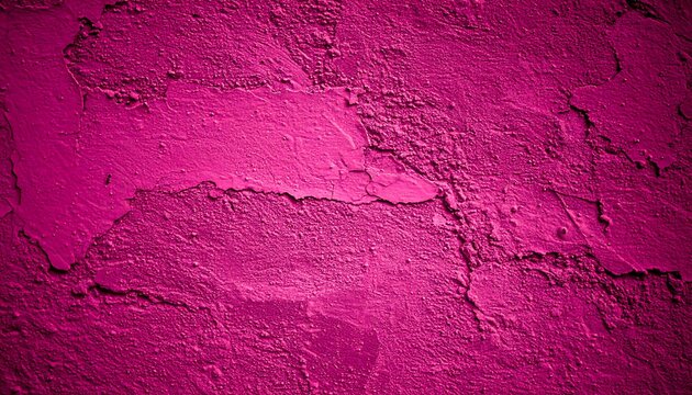 Textured magenta wall surface