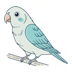 parrotlet small isolated icon