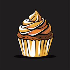 cupcake vector illustration