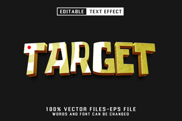 Target 3d Text - Editable Text Effect