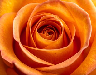 Close-up of an orange rose (1)