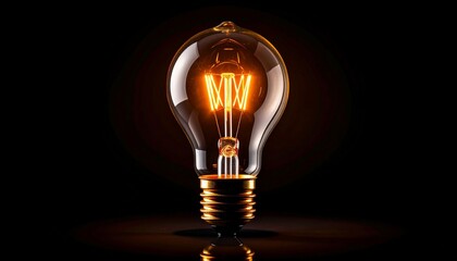 Illuminated incandescent lightbulb