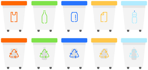 분리수거 일러스트