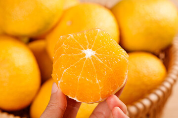 Fresh Tangerine from Fujian Province China - Peeled Citrus Fruit from Zhangzhou Mountains