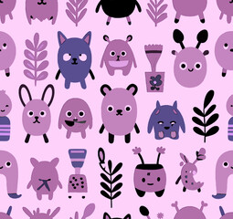 cartoon animal icons