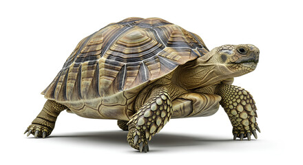 turtle on white background