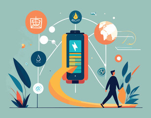 Neuromorphic chip technology driving sustainable energy solutions and innovation with futuristic concepts and global impact