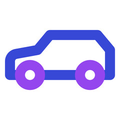 transportation twotone icon set