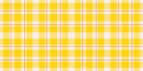 Cheerful yellow plaid pattern with a summery feel. Use for backgrounds, textiles, or adding a touch of retro style to designs. Versatile and visually appealing.
