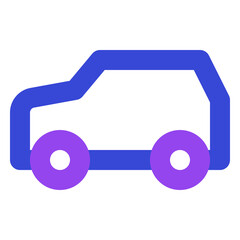 transportation twotone icon set
