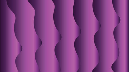 Abstract Vertical Waves in Shades of Purple A Gradient Background with Smooth Curves digitally