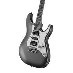 Electric guitar isolated on transparent background