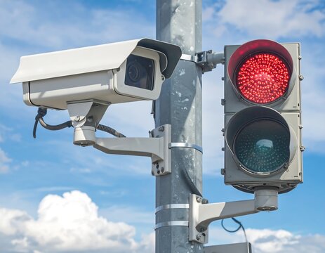 Traffic camera and red light