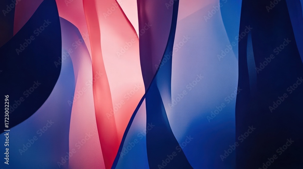 Poster abstract background featuring dynamic curves and a vibrant color palette