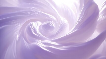 Ethereal Lavender Abstract Silk Fabric Waves Background Texture
