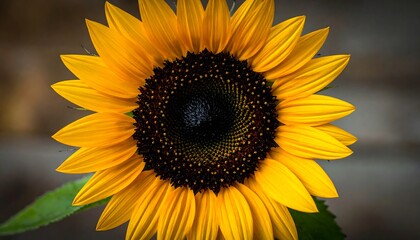 Obraz premium Close-up of vibrant sunflower