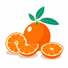 Fresh Orange Fruit with Slices Vitamin C Healthy Eating Citrus