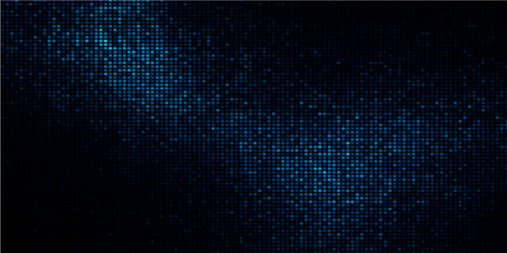Abstract futuristic blue binary code data pattern illustration for a digital technology backdrop