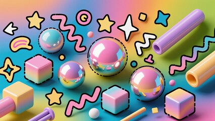 Obraz premium Modern video thumbnail template background for social media and web