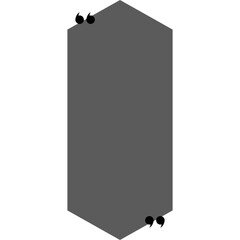 Quotation Mark, Quote Box, Frame Vector Icon