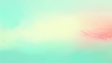 Soft pastel abstract background with gentle hues of green, pink, and yellow for serene design and calming visuals