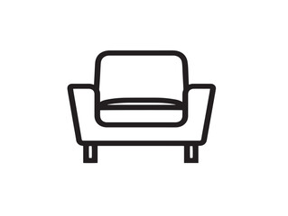 Minimal Furnitures Icon in Professional Clean Vector Line Artwork Design