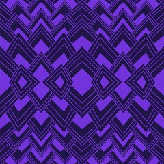 Purple Geometric Diamond Seamless Pattern &ndash; Abstract Modern Design