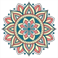Vector doodle mandala . Ornamental luxury mandala Mandala Line Illustration . various mandala . Mandala Pattern Designs . Henna mandala. Mehndi style. Decorative pattern in oriental style.