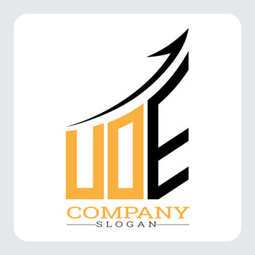 ude logo design, ude Company Logo Design Growth vector, ude Upward Arrow Business Success Logo vector, ude Corporate Branding Logo, ude simple and modern logo, ude business finance logo design, etc.