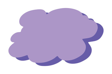 Hand drawn speech bubble Blank empty message box Textbox frame for banners, price tags, stickers, design