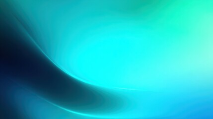 Naklejka premium Abstract teal and blue gradient background with smooth wave.