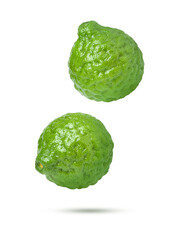 Bergamot on white	