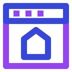 web and seo twotone icon set