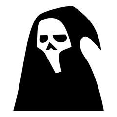 Halloween Grim Reaper Solid Icon