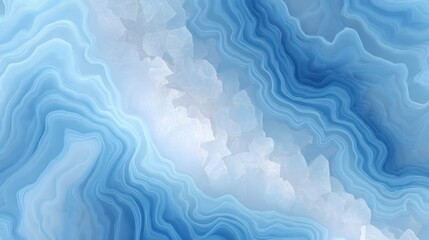 Fototapeta premium Abstract Blue Waves: Captivating abstract composition of flowing blue waves. Its soothing effect can calm and captivate the audience's eyes. 