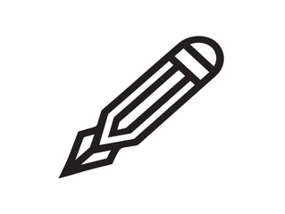 Creative Graphic Design Icon in Clean Minimal Vector Illustration Artwork