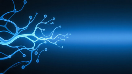 abstract blue background with waves