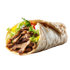 Grilled meat wrap with fresh veggies (1)