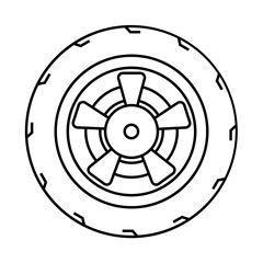 Obraz premium Tire icon design