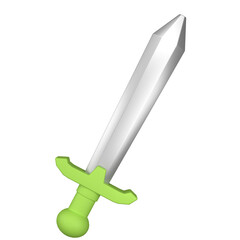 Sword Colorful 3D Illustration