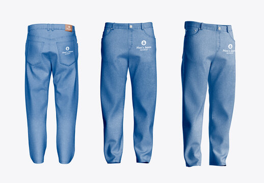 Men's Jeans Mockup