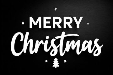 Obraz premium Bold typography highlights festive spirit with elegant design el