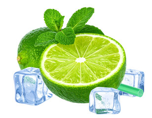 Fresh Lime with Summer Cocktail Elements