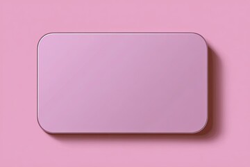 Light pink rectangular button, 3D effect