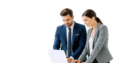 businesspeople working together