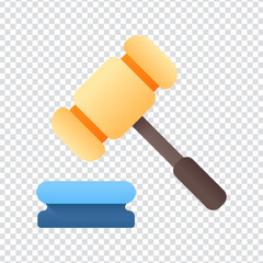 Auction Gavel Icon Design