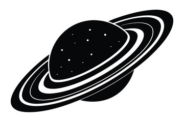 galaxy icon silhouette vector illustration