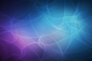 Abstract background with glowing blue and purple nebulalike structures and a starry texture, perfect for digital art and science themes