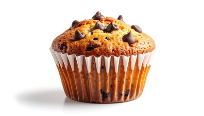 Close-up of a golden brown muffin