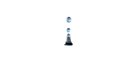 Ethereal Essence: A crystal-clear droplet, suspended mid-air against a blurred background, reflecting a soft, subtle light.